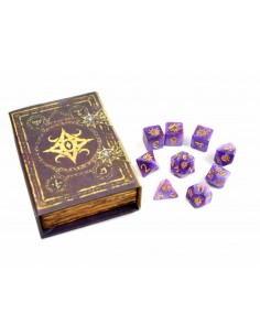 Set de dados Elder Dice - Star of Azathoth Dice - Nebula Polyhedral Set