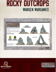 Battlefield in a Box - Rock Outcrops (Prepintado) 2