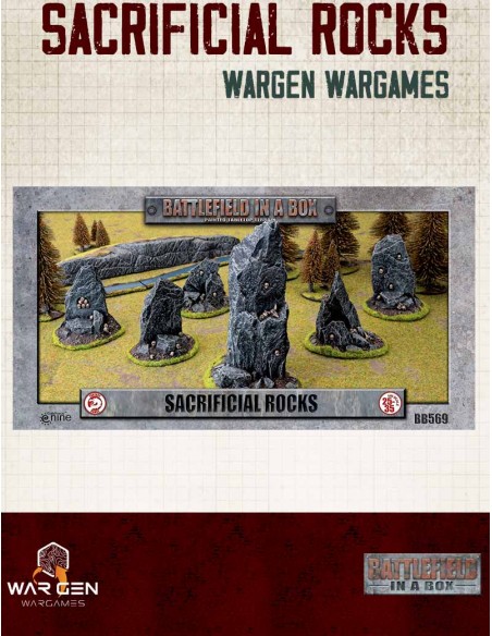 Battlefield in a Box - Sacrificial Rocks (Prepainted)