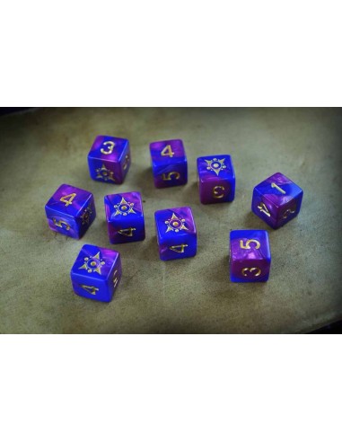 Elder Dice - Sigil of the Dreamlands d6 Dice - Nebula d6 set