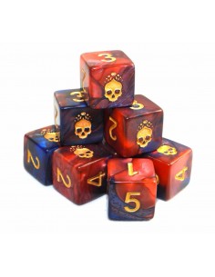 Elder Dice - Mark of the Necronomicon d6 Dice - Blood & Magick d6 set 2