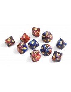 Elder Dice - Mark of the Necronomicon d10 Dice - Blood and Magick d10 set 2