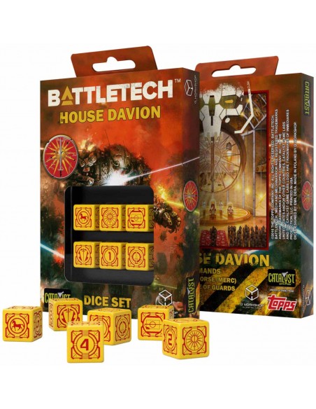 BattleTech - Set de dados House Davion d6 Dice set