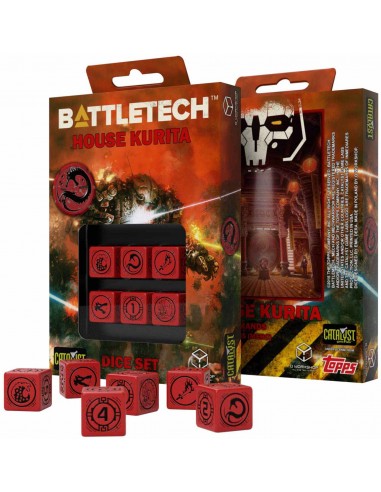 BattleTech - Set de dados House Kurita d6 Dice set