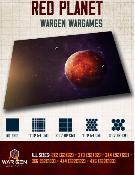 Red Planet - Tapete para X-Wing y Star Wars Armada