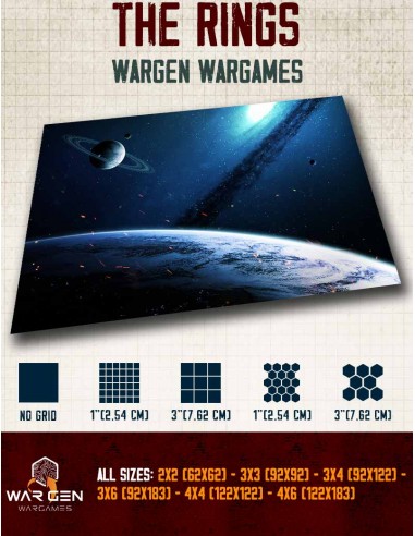 The Rings - X-Wing & Star Wars Armada Gaming Mat