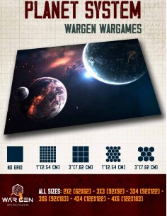 Planet System - Tapete para X-Wing y Star Wars Armada