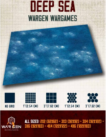 Deep Sea - Tapete para Wargames