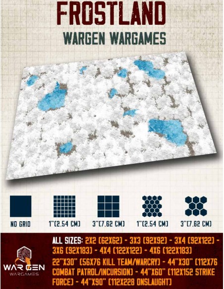 Frostland - Tapete para Wargames