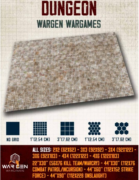 Dungeon - Tapete para Wargames