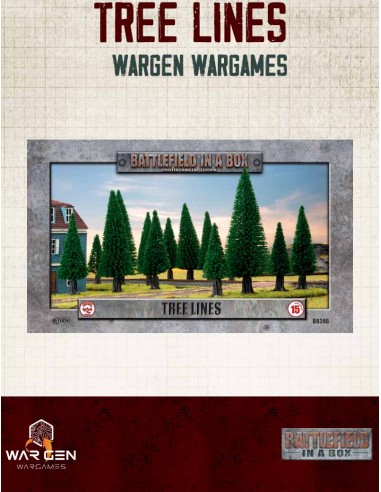 Flames of War - Tree Lines 15mm (Prepainted)