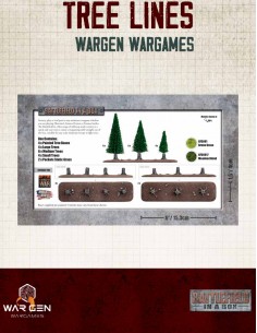 Flames of War - Tree Lines 15mm (Prepintado) 2