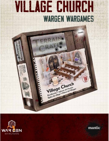 Terrain Crate: Village Church Scenery