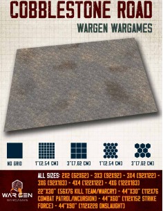 Cobblestone Road - Wargames Gaming Mat