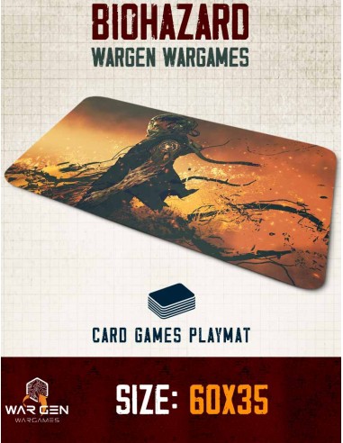 Biohazard - Card games neoprene playmat