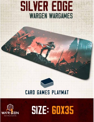 Silver Edge - Card games neoprene playmat