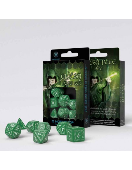 Elvish Dice Set