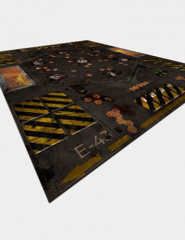 Molten Core Arena - Aristeia Compatible Gaming Mat 2