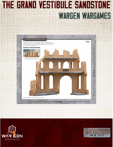 Battlefield in a box - The Grand Vestibule Sandstone (Prepainted)