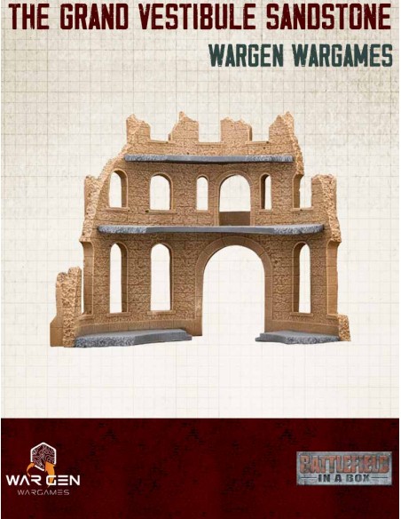 Battlefield in a box - The Grand Vestibule Sandstone (Prepainted)