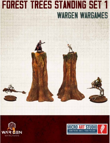 Star Wars Legion - Forest Trees Standing Set 1