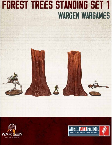 Star Wars Legion - Forest Trees Standing Set 1