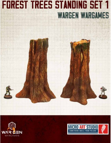 Star Wars Legion - Forest Trees Standing Set 1