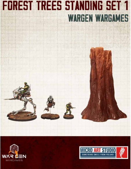 Star Wars Legion - Forest Trees Standing Set 1