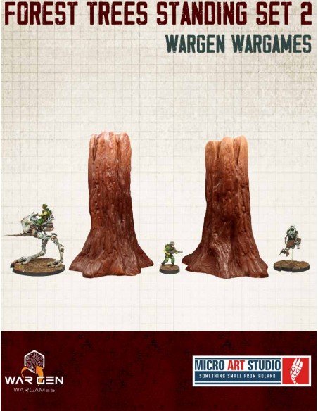 Star Wars Legion - Forest Trees Standing Set 2