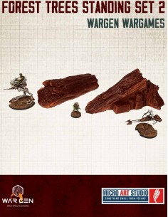 Star Wars Legion - Forest Trees Fallen Set 1 2