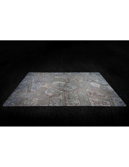 Kraken Wargames - Cobblestone City 2.0 neoprene Gaming Mat