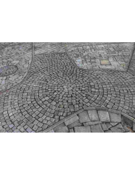 Kraken Wargames - Cobblestone City 2.0 neoprene Gaming Mat