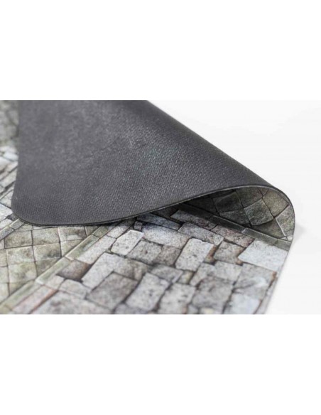 Kraken Wargames - Cobblestone City 2.0 neoprene Gaming Mat