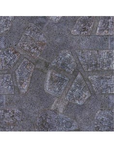 Kraken Wargames - Cobblestone City 2.0 neoprene Gaming Mat 2