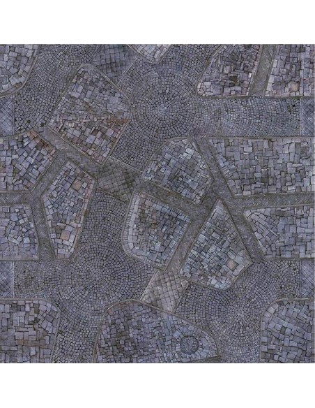 Kraken Wargames - Cobblestone City 2.0 neoprene Gaming Mat