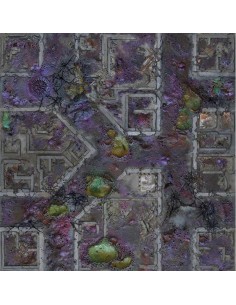 Kraken Wargames - Corrupted Warzone 2.0 neoprene Gaming Mat 2