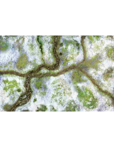 Kraken Wargames - Snow Valley 2.0 neoprene Gaming Mat