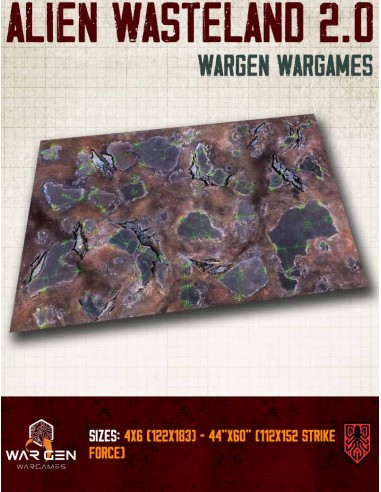 Kraken Wargames - Alien Wasteland 2.0 neoprene Gaming Mat