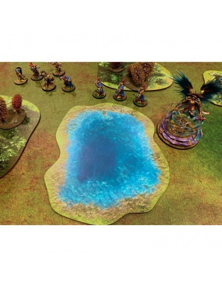 Escenografia 2D para wargames - Natural Lake