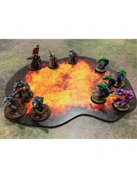 Wargames Scenery - 2D Lava Lake