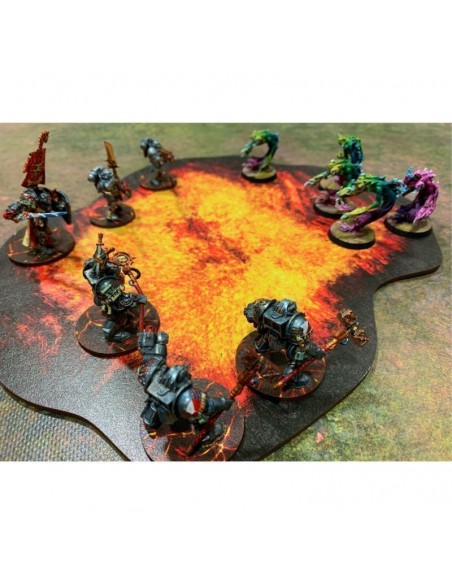 Wargames Scenery - 2D Lava Lake