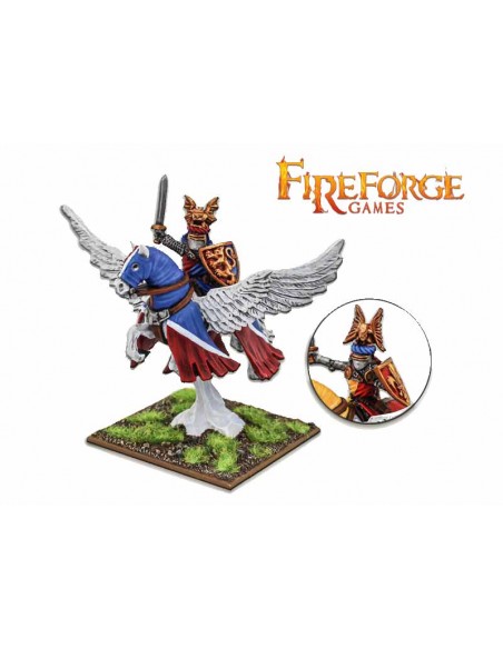 Fireforge Games - Albion Noble on Pegasus Lion/Fleur de Lis