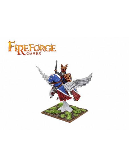 Fireforge Games - Albion Noble on Pegasus Lion/Fleur de Lis