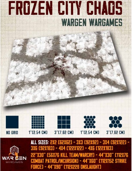 Frozen City Chaos - Tapete para Wargames