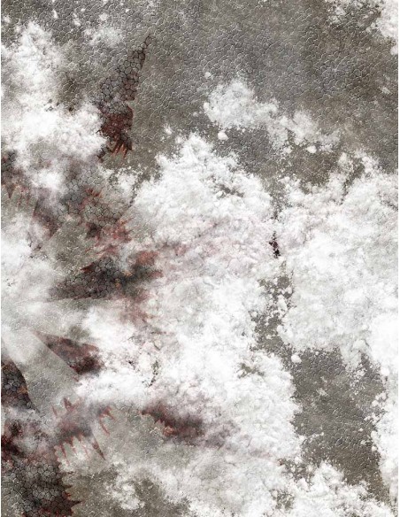 Frozen City Chaos - Wargames Gaming Mat