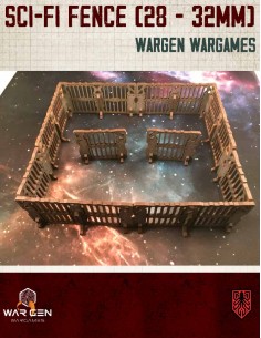 Kraken Wargames - Sci-Fi Fence (28 - 32mm)