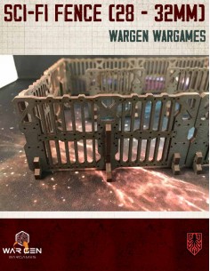 Kraken Wargames - Sci-Fi Fence (28 - 32mm) 2