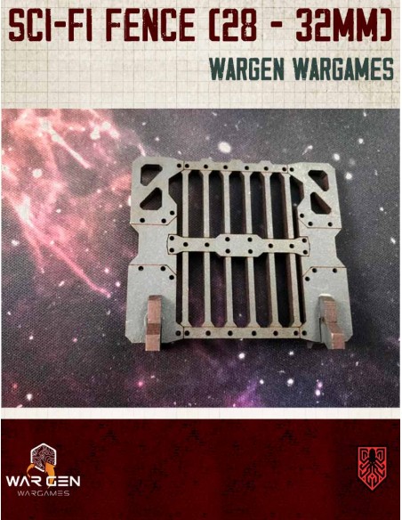 Kraken Wargames - Sci-Fi Fence (28 - 32mm)