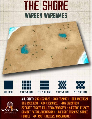 The Shore - Tapete para Wargames